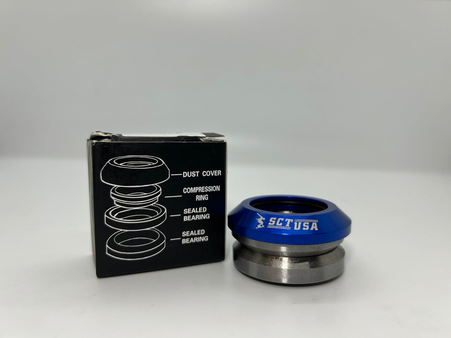 SCT USA Threadless Integrated Headset for Scooters and Bikes