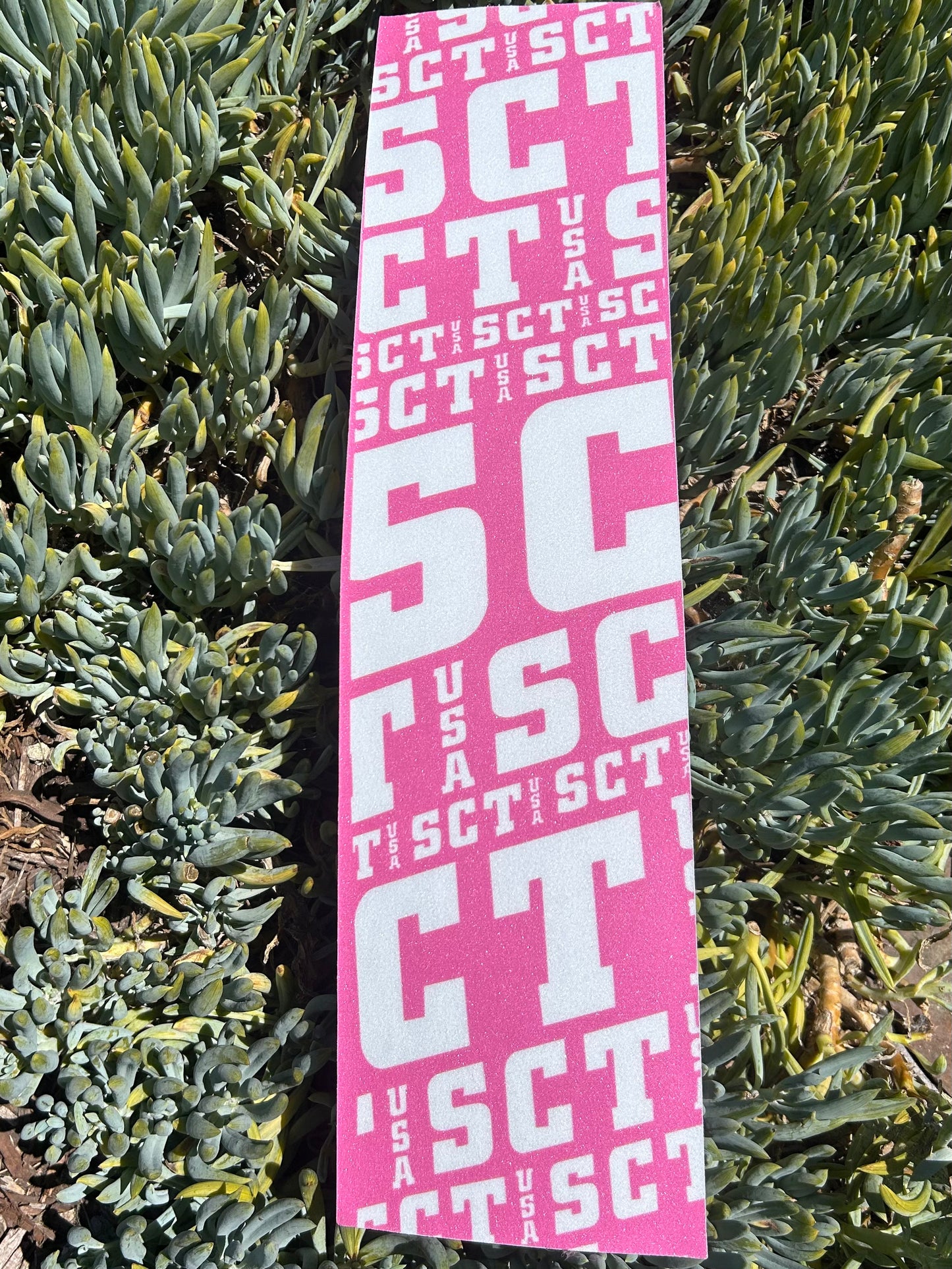 SCT USA Repeat Logo Grip Pink Clear/Clear