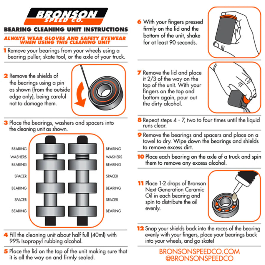 Bronson Speed Co Bearing Cleaning Unit