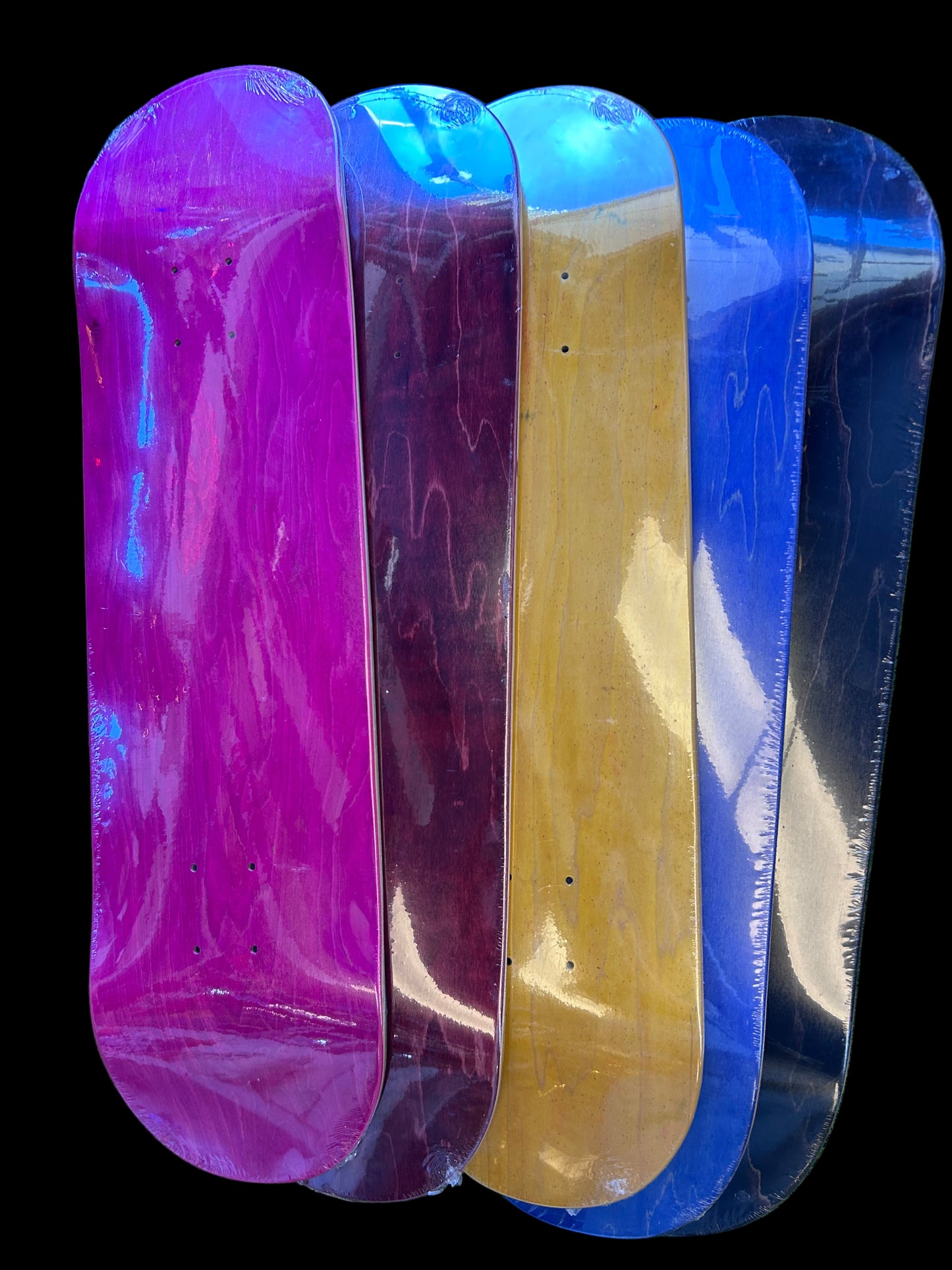 Blank Maple Skateboard Decks with Stain