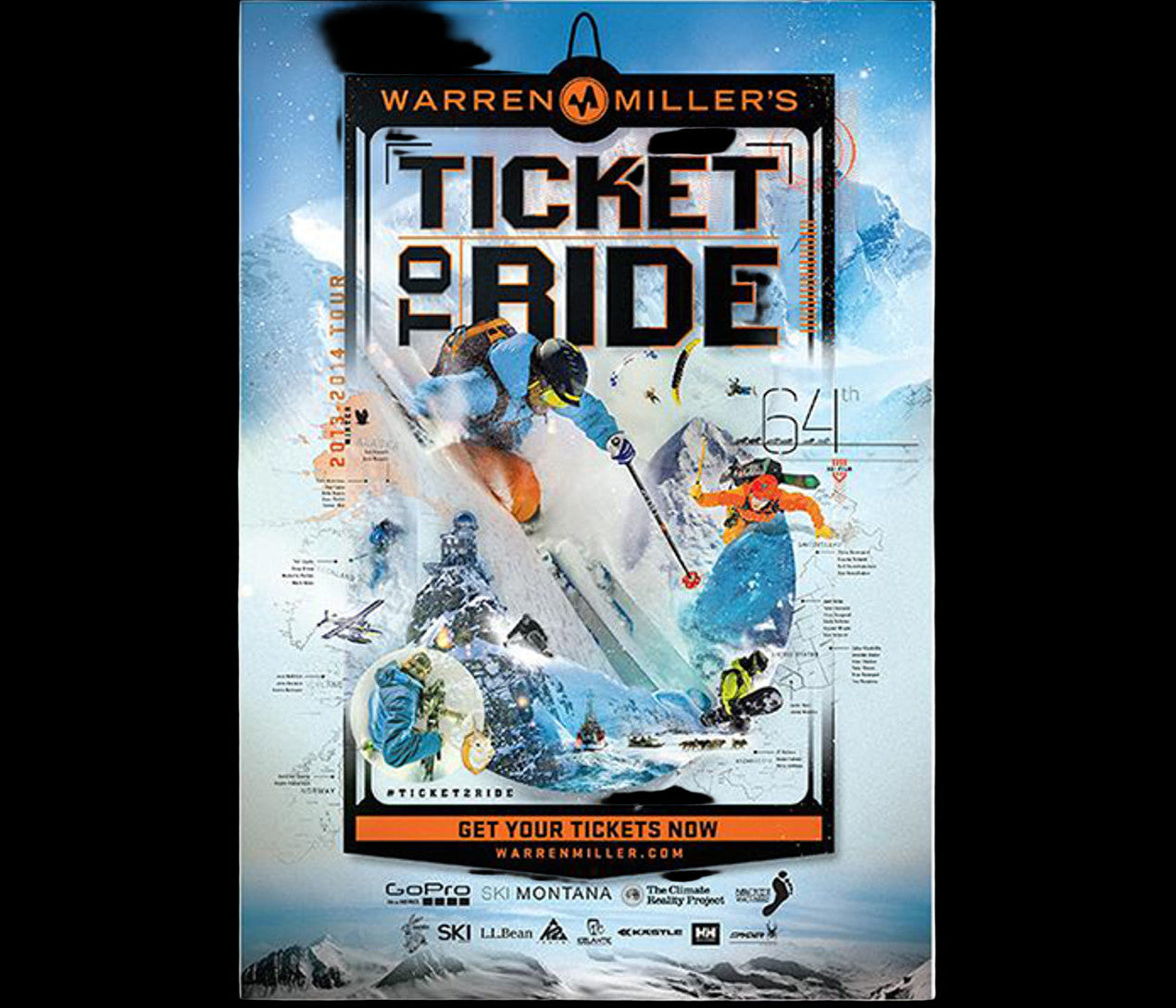Warren Miller’s Ticket to Ride Blu-ray DVD Combo, Ski & Snowboard