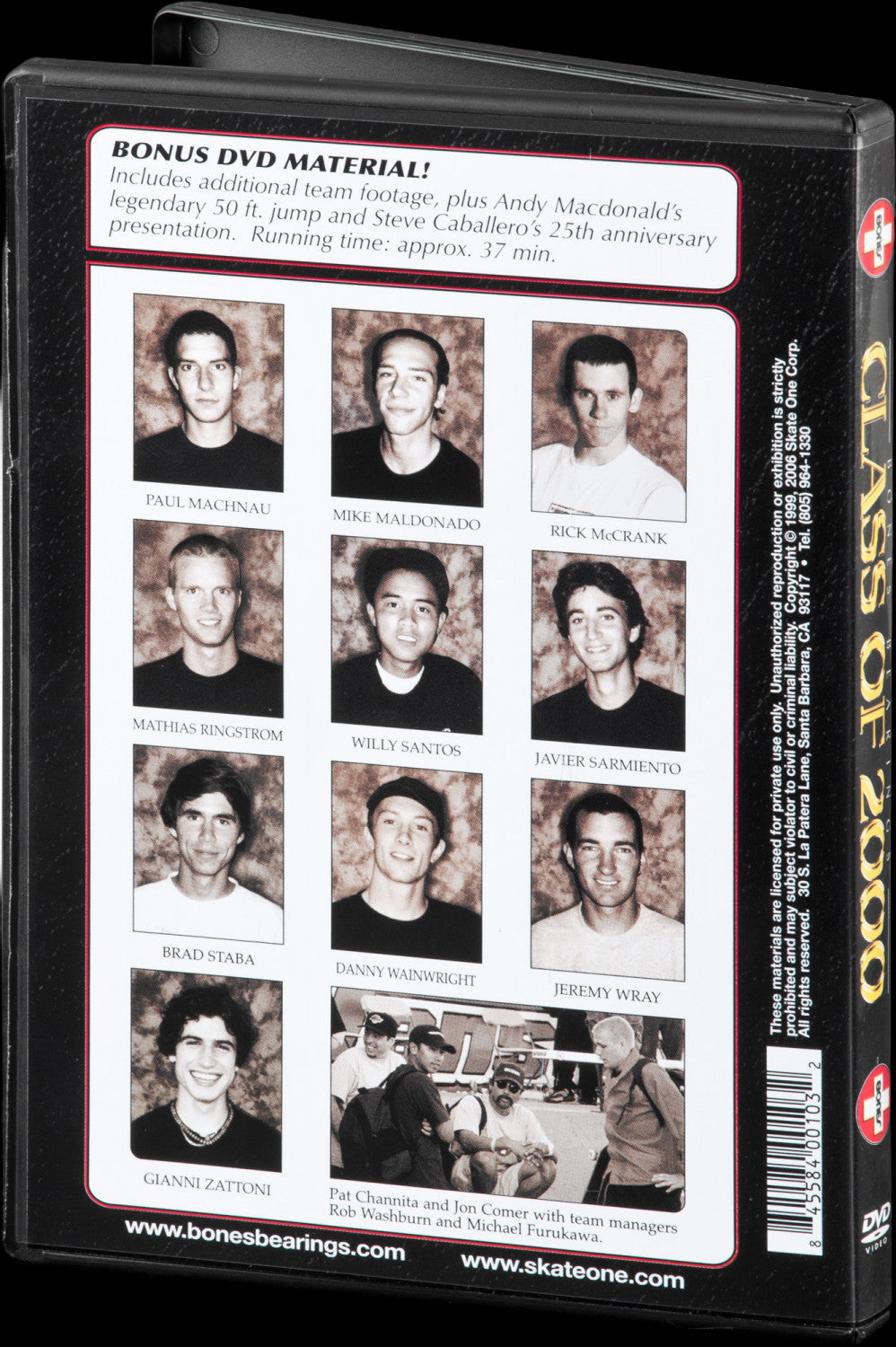 Bones Bearings Class Of 2000