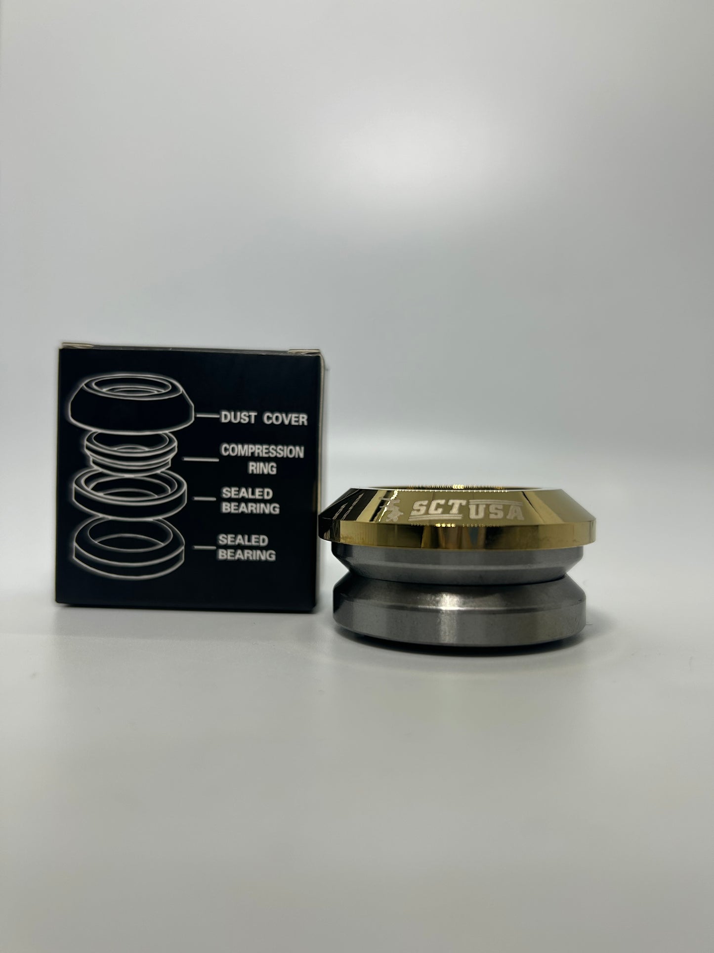 SCT USA Threadless Integrated Headset for Scooters and Bikes