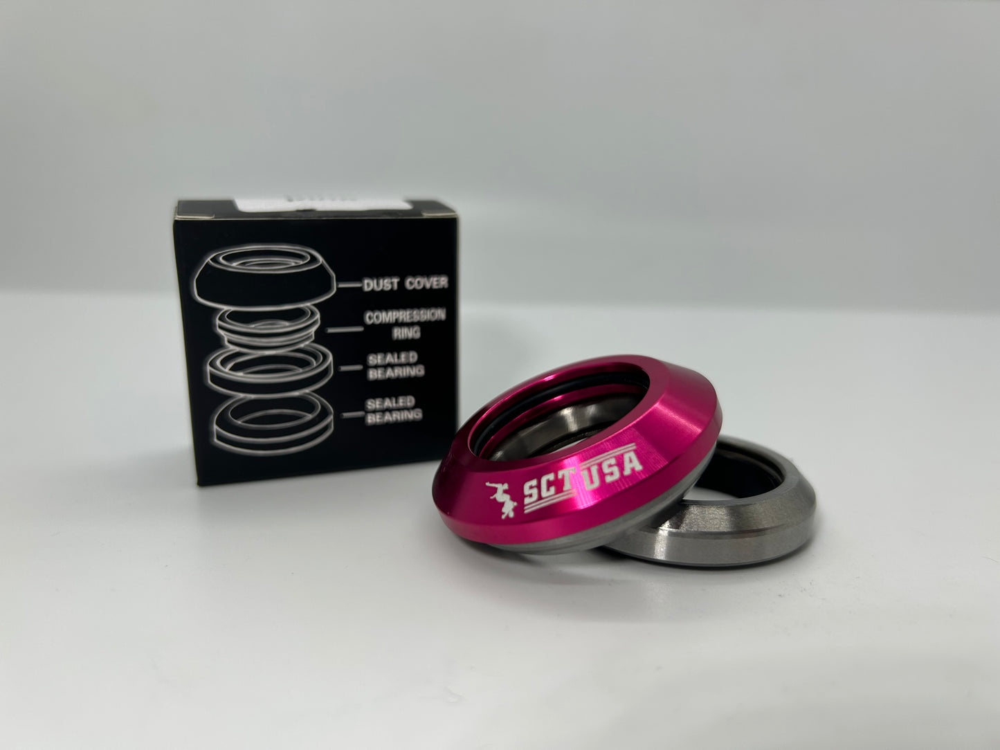 SCT USA Threadless Integrated Headset for Scooters and Bikes