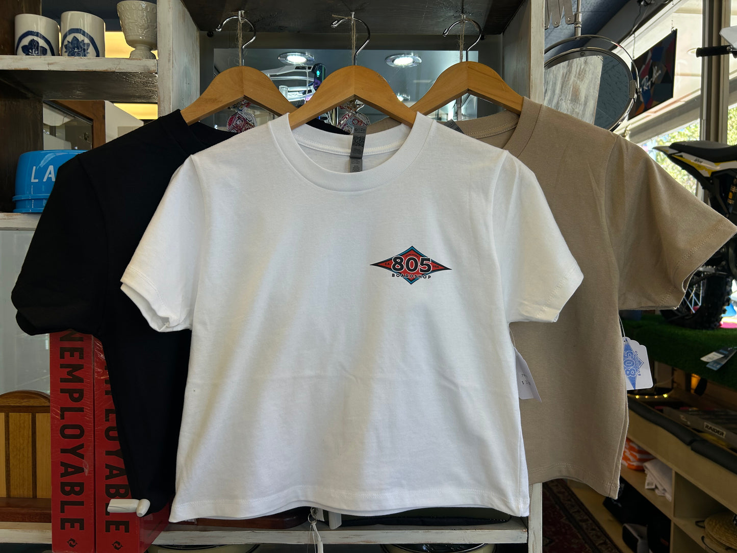 805 Boardshop Flow Women’s Crop Tee