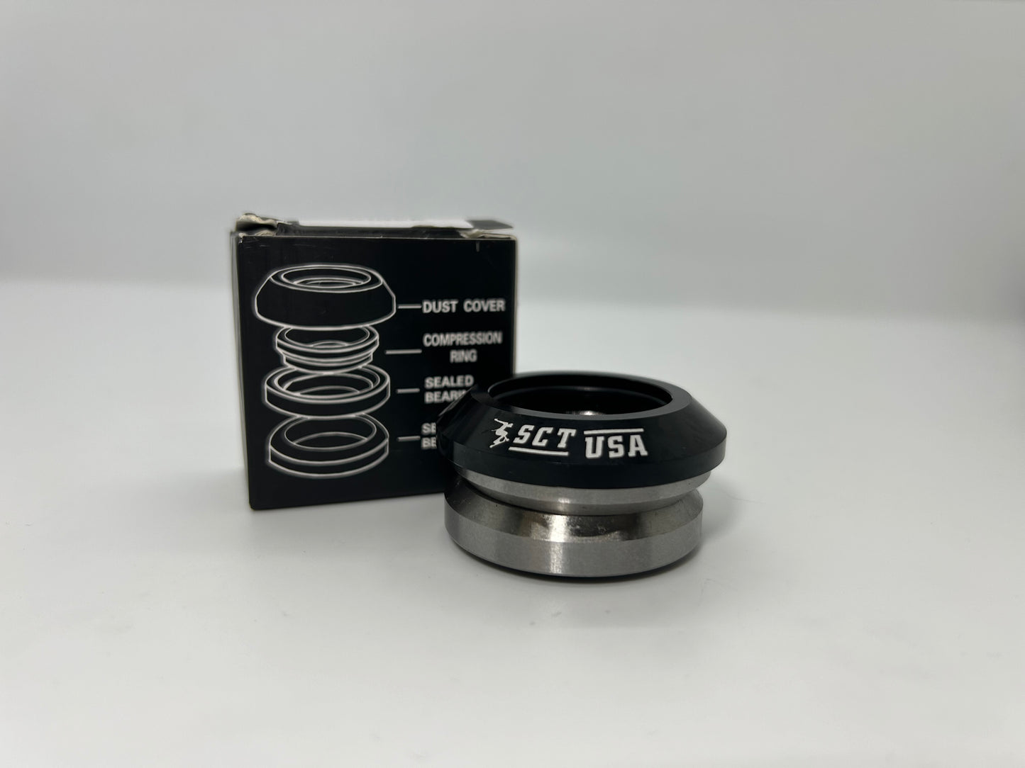 SCT USA Threadless Integrated Headset for Scooters and Bikes