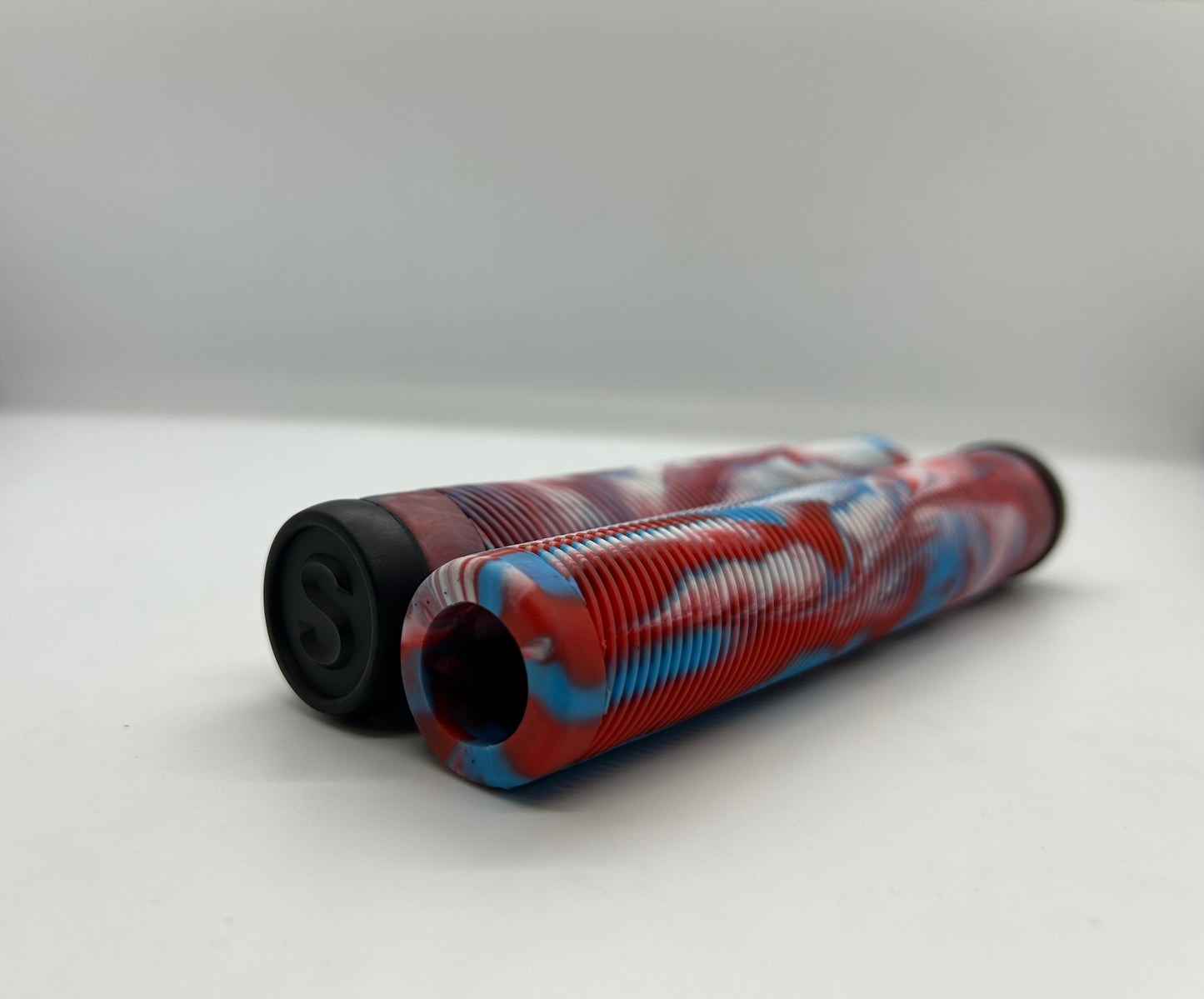 SCT USA Twisted Scooter Bar Grips High Rebound Rubber Bar Ends -Soft 160 mm Long