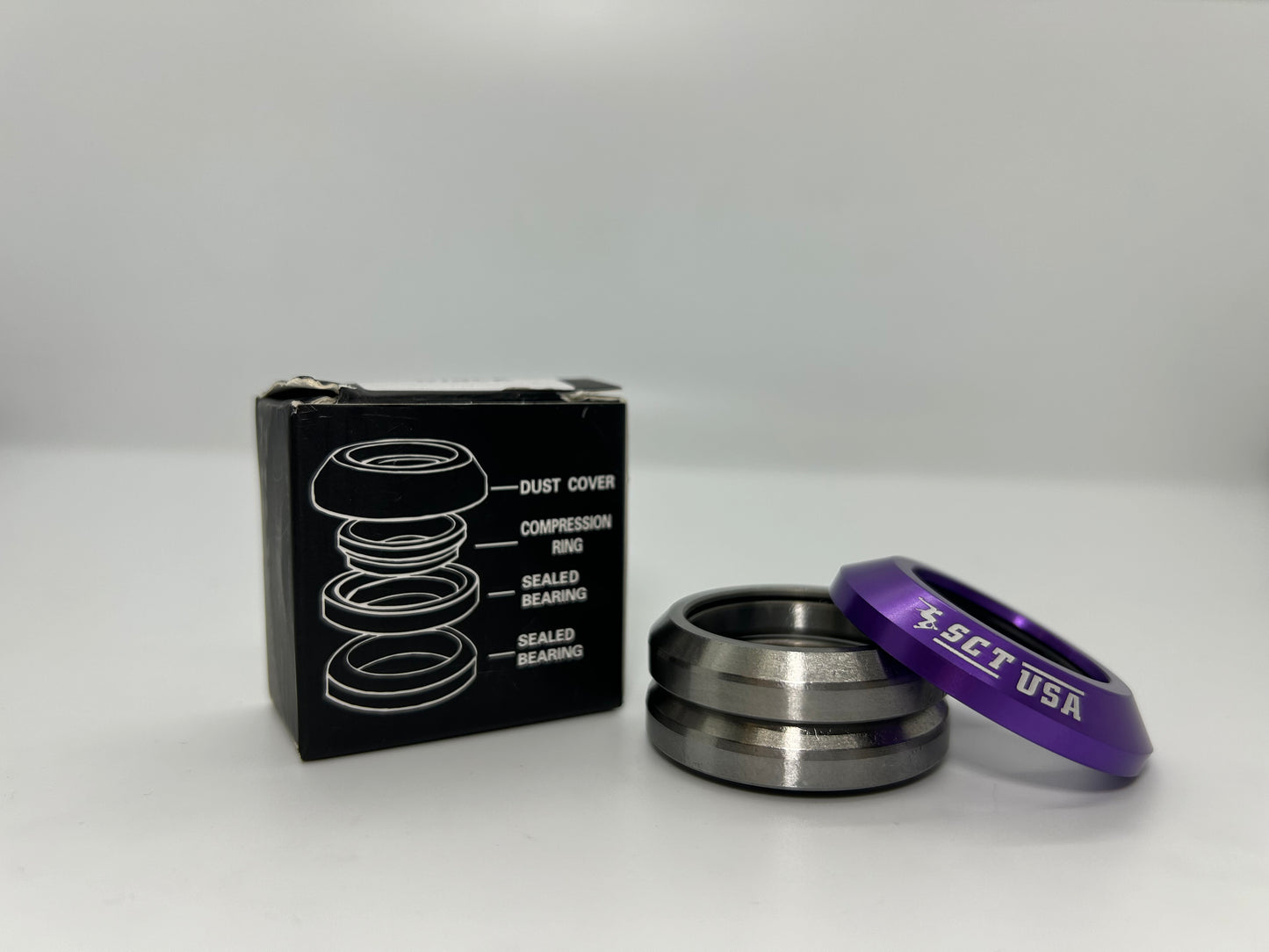 SCT USA Threadless Integrated Headset for Scooters and Bikes