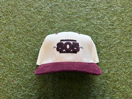 805 Boardshop Semi Cord/ Canvas Snapback Hat O/S