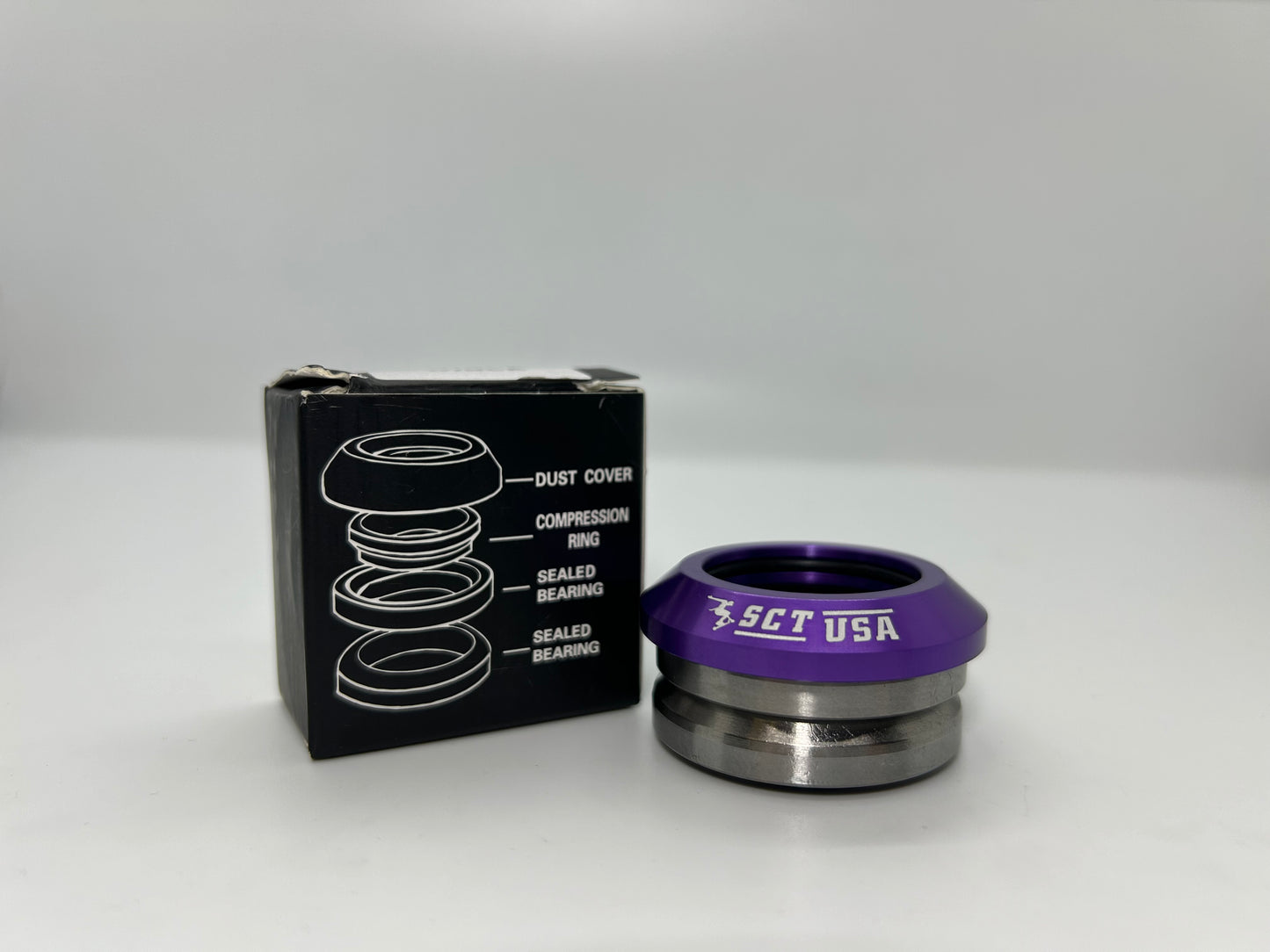 SCT USA Threadless Integrated Headset for Scooters and Bikes