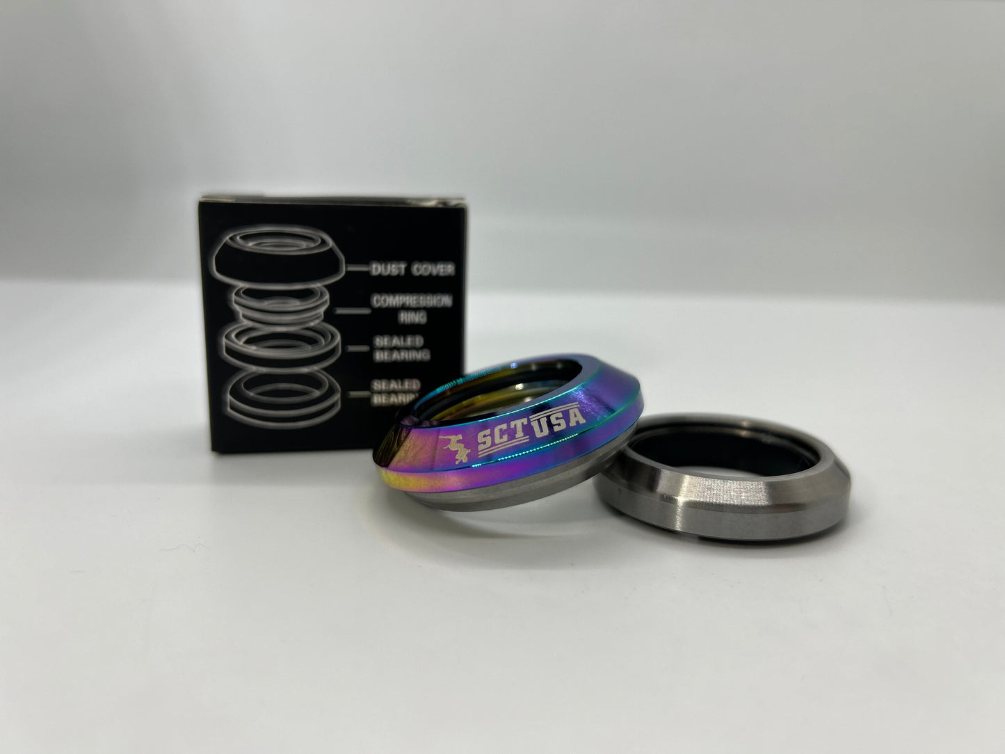 SCT USA Threadless Integrated Headset for Scooters and Bikes