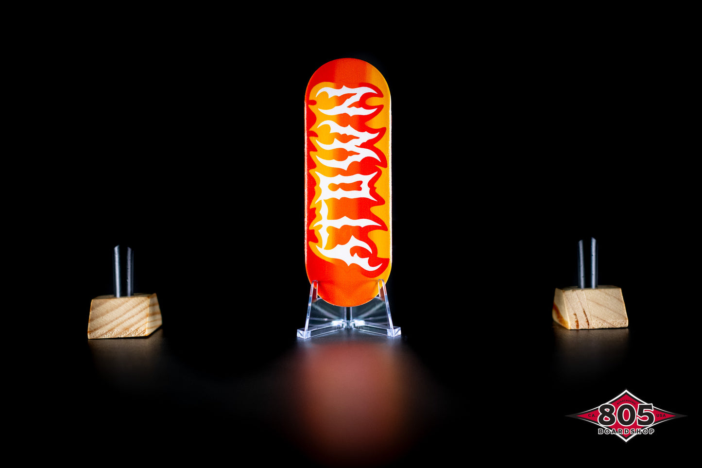 Atown Skate Ultra Premium 34mm Fingerboard - Atown Flame - DECK ONLY