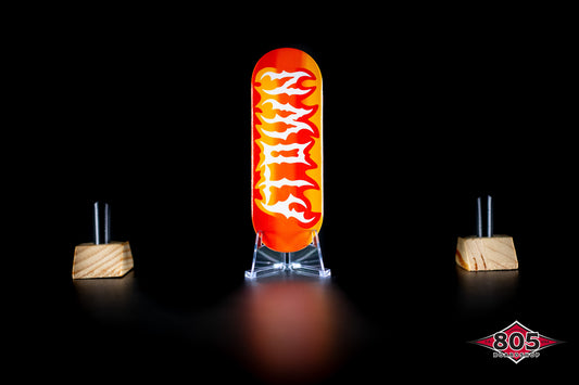 Atown Skate Ultra Premium 34mm Fingerboard - Atown Flame - DECK ONLY