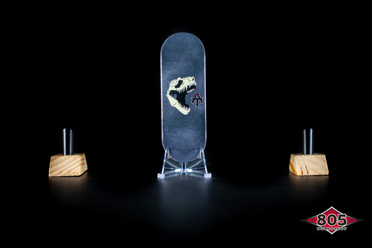Atown Skate Ultra Premium 34mm Fingerboard - Dino Skull - DECK ONLY