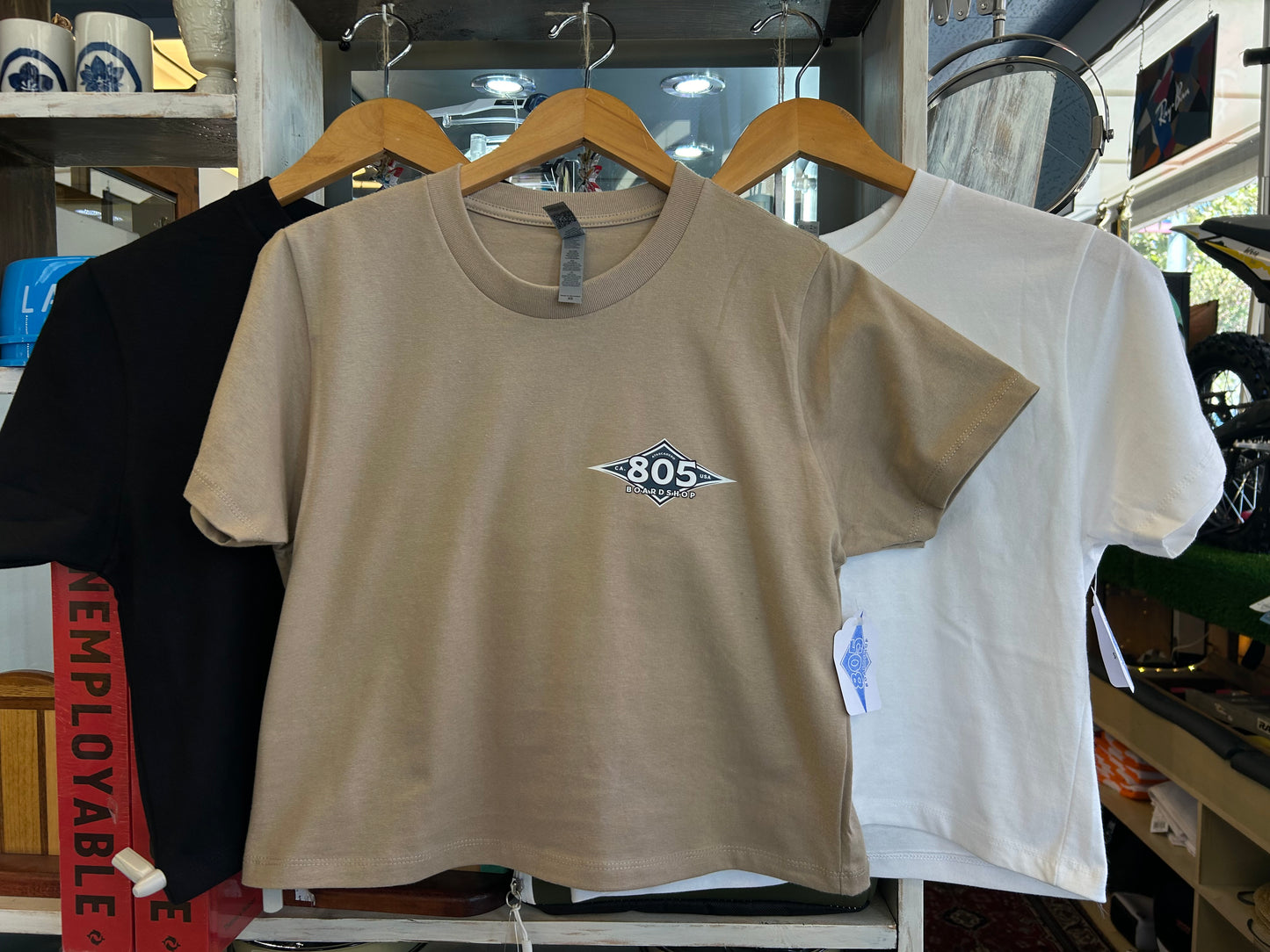 805 Boardshop Flow Women’s Crop Tee