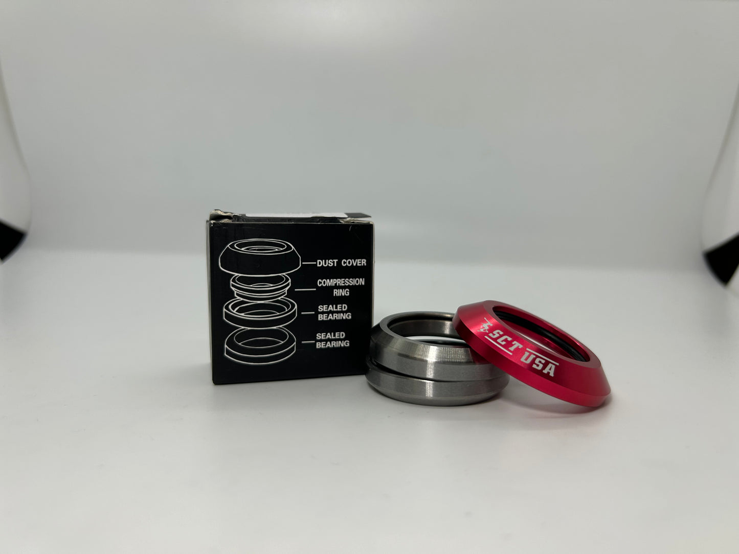 SCT USA Threadless Integrated Headset for Scooters and Bikes