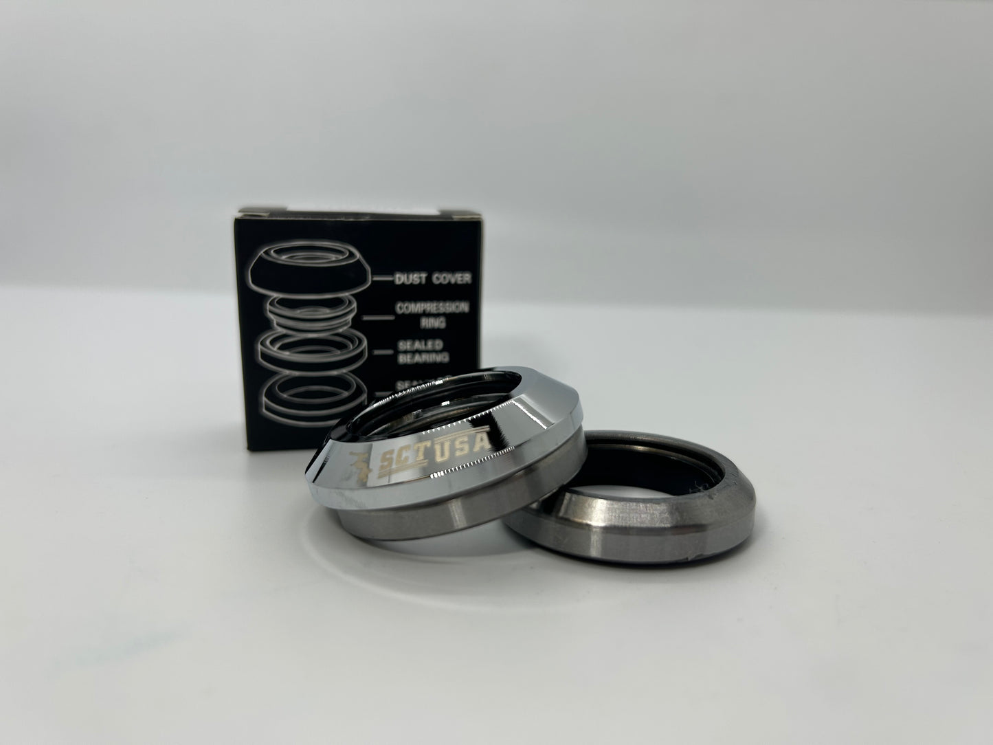 SCT USA Threadless Integrated Headset for Scooters and Bikes