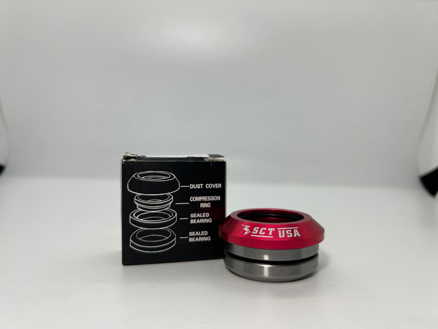 SCT USA Threadless Integrated Headset for Scooters and Bikes