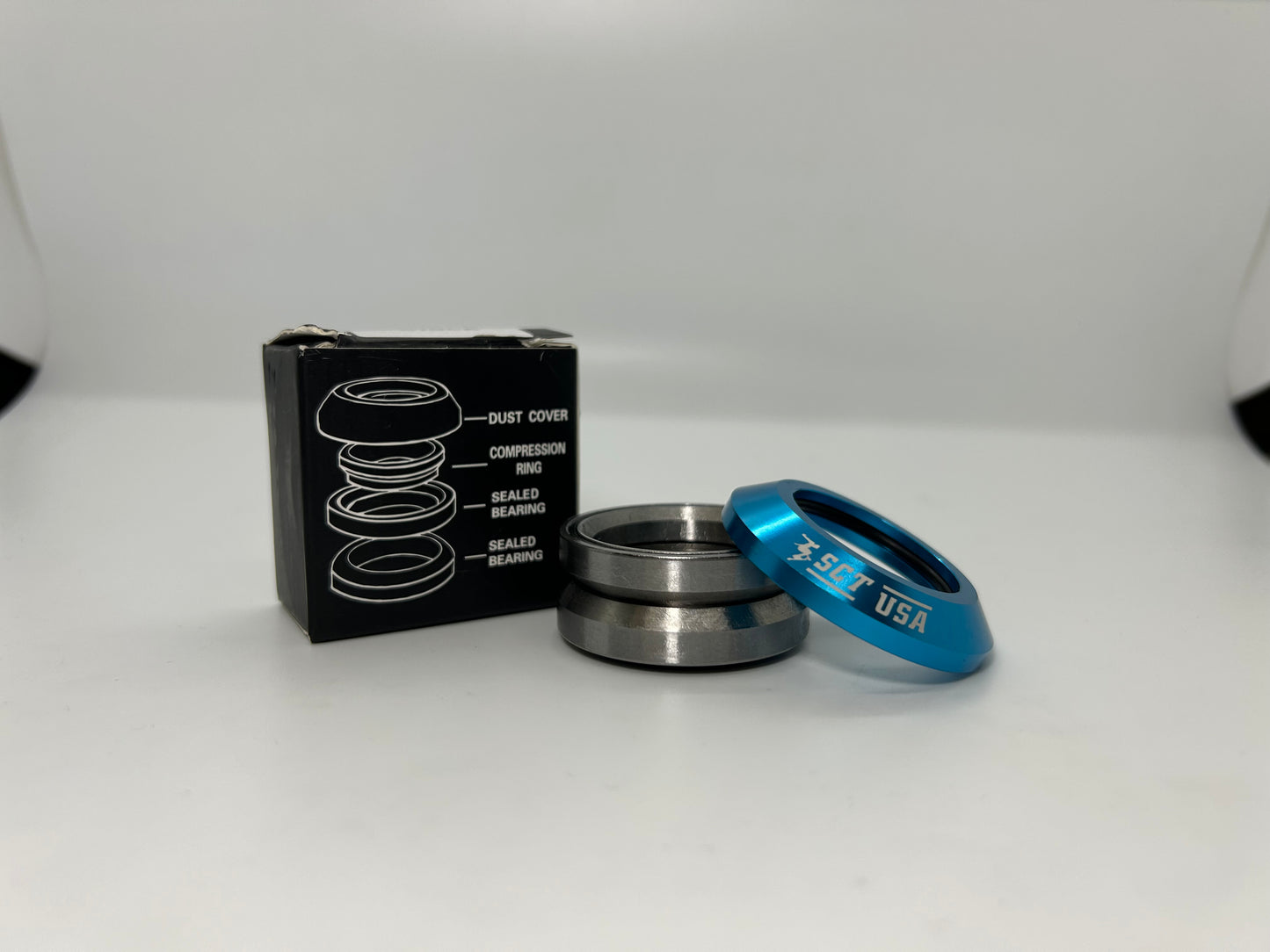 SCT USA Threadless Integrated Headset for Scooters and Bikes