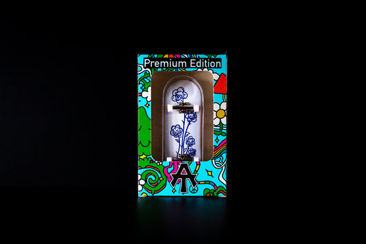 Atown Skate Premium Edition Fingerboard Flower Skulls