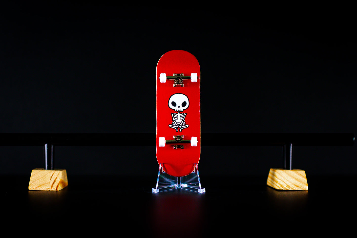Atown Skate Premium Edition Fingerboard Red Skelly