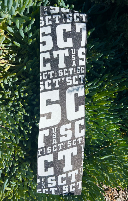SCT USA Repeat Logo Grip Black/Clear