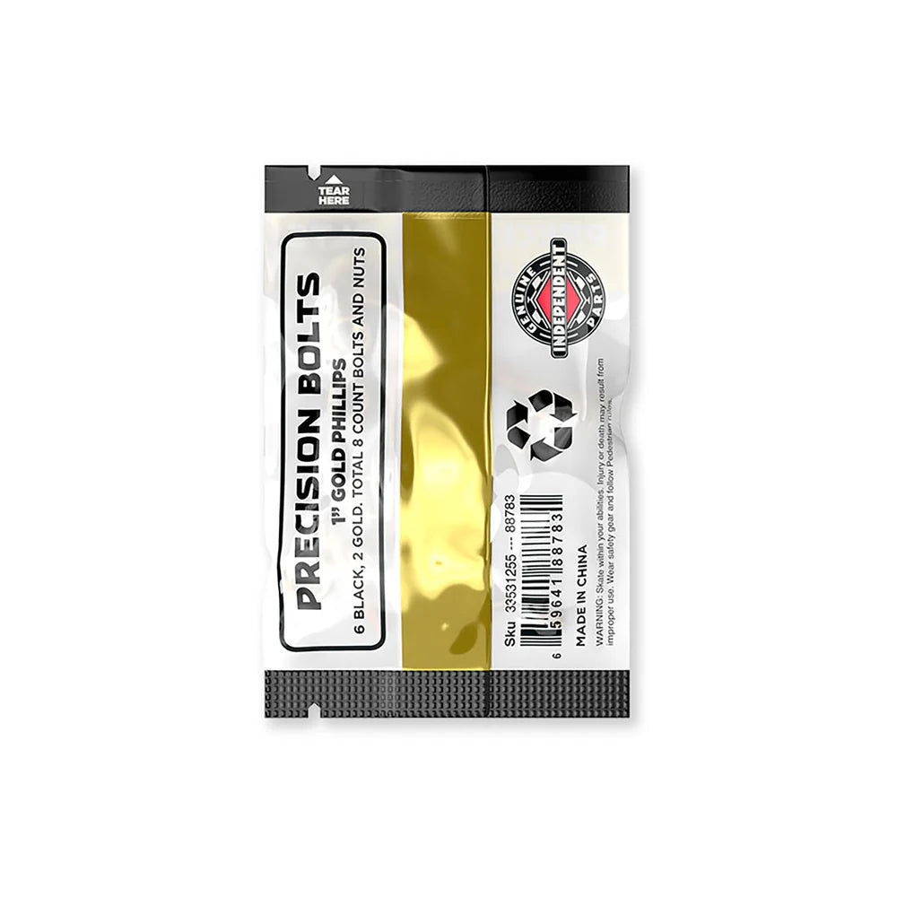 Independent Genuine Parts 1in Phillips Gold/Black
