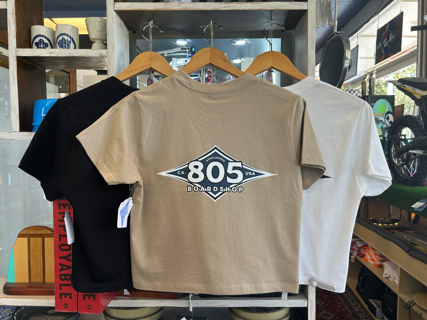 805 Boardshop Flow Women’s Crop Tee