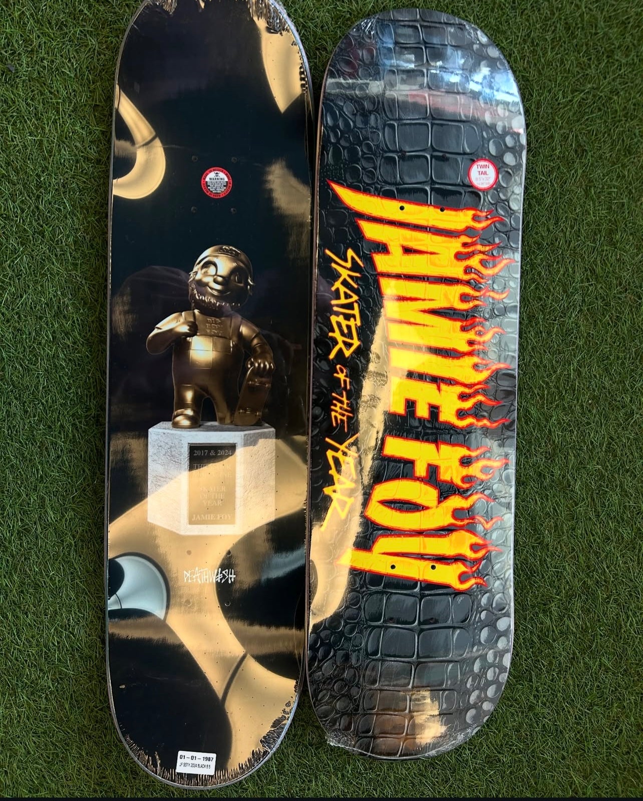 Deathwish Jamie Foy Skater of the Year 2025 8.5 Deck