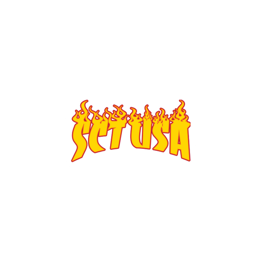SCT USA Fire Bubble-free stickers