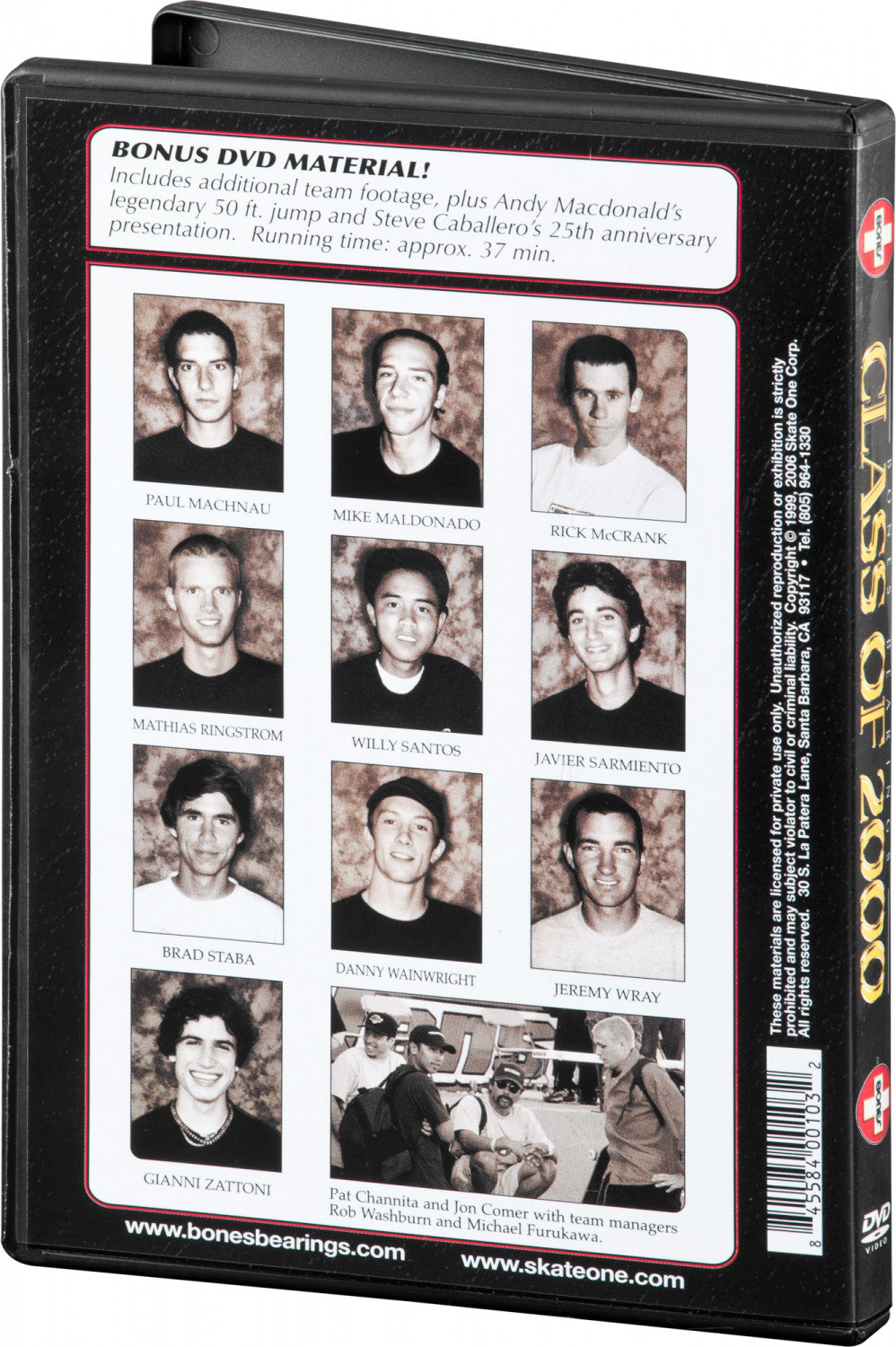 Bones Bearings Class Of 2000