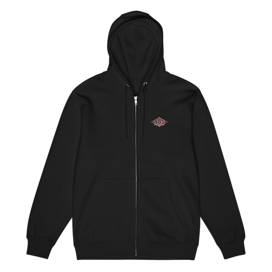 805 Diamond Premium Full Zip Hoodie